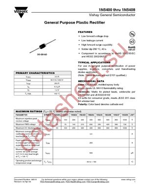 1N5401-E3/54 datasheet  